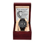 Dad Important Person Metal Chronograph Watch