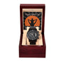 Dad Your Little Boy Metal Chronograph Watch