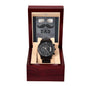 Dad Learned From You Metal Hronograph Watch