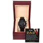 Dad Shaped My Life Metal Chronograph Watch