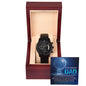 Dad Carry The World Metal Chronograph Watch
