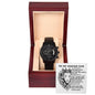 Dad Important Person Metal Chronograph Watch