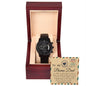 Bonus Dad Heal A Heart Metal Chronograph Watch