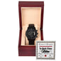 Catfather Certificate Of Recognition Metal Chronograph Watch
