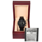 Stepdad A Bright Spot Metal Chronograph Watch