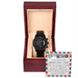 Boyfriends Dad An Amazing Man Metal Chronograph Watch