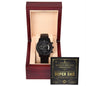 Super Dad Certificate Metal Chronograph Watch