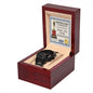 Dad Worlds Best Daddy Metal Chronograph Watch