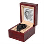 Dad Important Person Metal Chronograph Watch