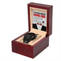 Bonus Dad Like A Challenge Metal Chronograph Watch