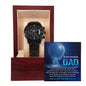 Dad Carry The World Metal Chronograph Watch