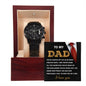 Dad Shaped My Life Metal Chronograph Watch