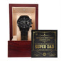 Super Dad Certificate Metal Chronograph Watch