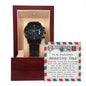 Boyfriends Dad An Amazing Man Metal Chronograph Watch