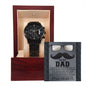 Dad Learned From You Metal Hronograph Watch