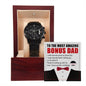 Bonus Dad Like A Challenge Metal Chronograph Watch