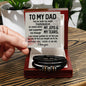 Dad Held My Hand Bracelet