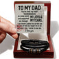 Dad Held My Hand Bracelet