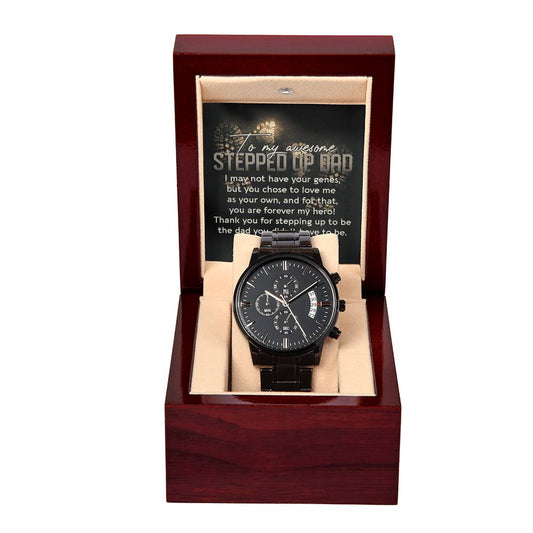 Stepdad Be The Dad Metal Chronograph Watch