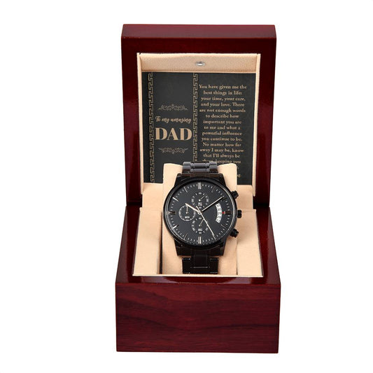 Dad Your Time Metal Chronograph Watch