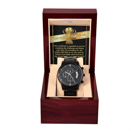 Dad Doing Your Best Metal Chronograph Watch