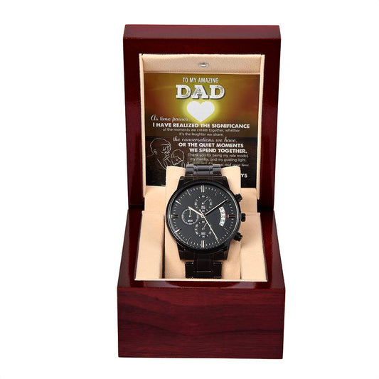 Dad My Guiding Light Metal Chronograph Watch