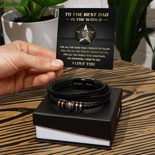 Dad Need To Say Bracelet