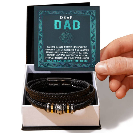 Dad Grateful To You Bracelet