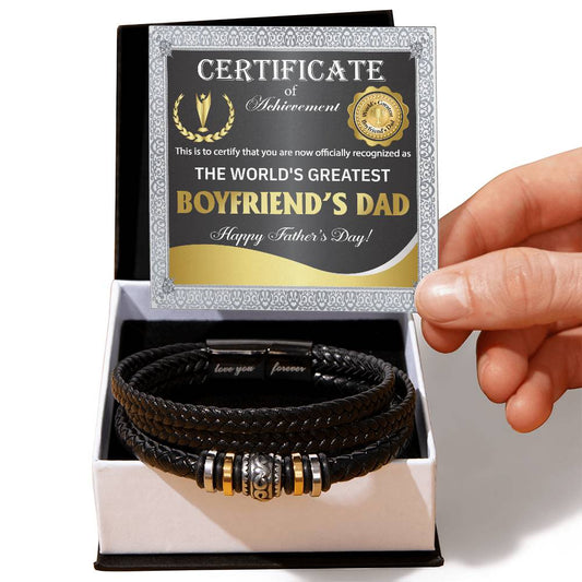 Boyfriends Dad Officially Recognized Bracelet
