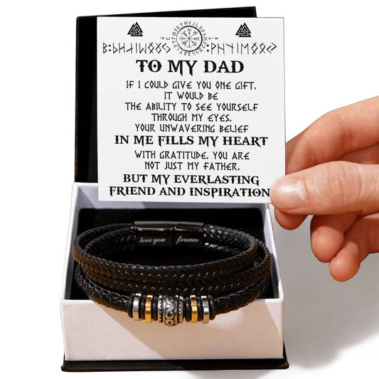 Dad Trough My Eyes Bracelet