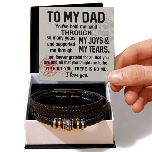 Dad Held My Hand Bracelet