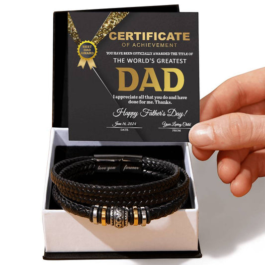 Dad The Title Of Bracelet