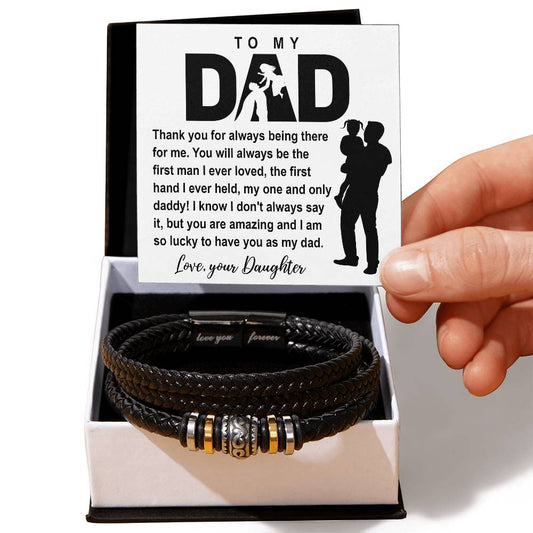 Dad There For Me Bracelet