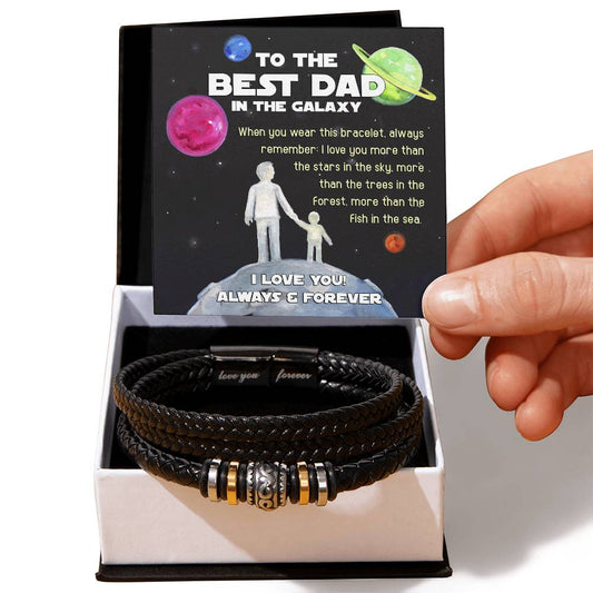Dad In The Galaxy Bracelet