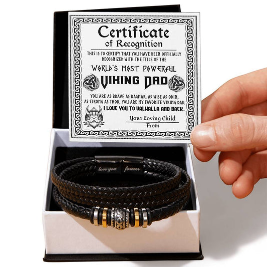 Dad The Viking Dad Bracelet