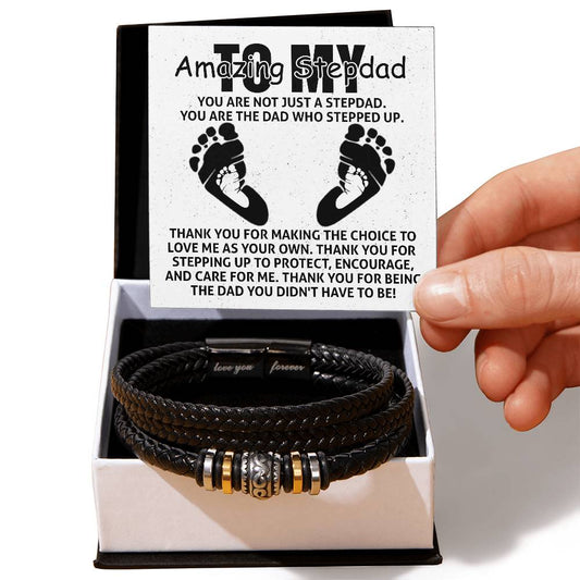 Stepdad Care For Me Bracelet